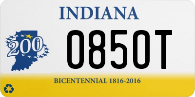 IN license plate 085OT
