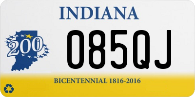 IN license plate 085QJ