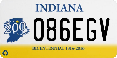 IN license plate 086EGV