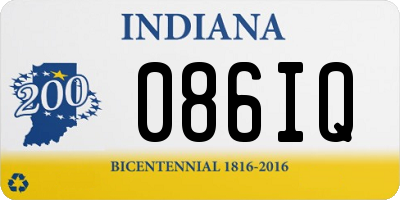 IN license plate 086IQ