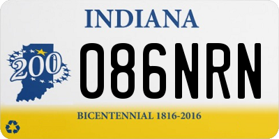 IN license plate 086NRN