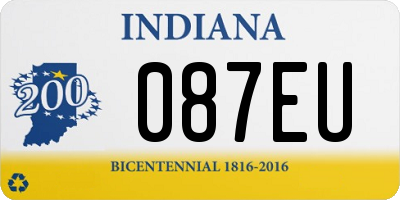 IN license plate 087EU