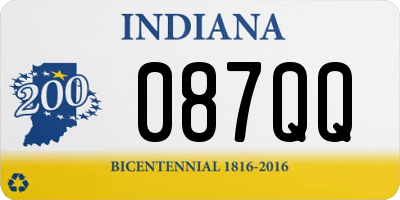 IN license plate 087QQ