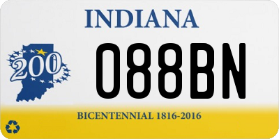 IN license plate 088BN