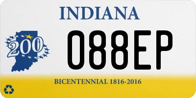 IN license plate 088EP