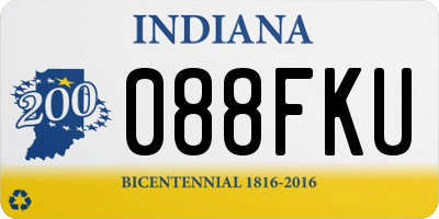 IN license plate 088FKU