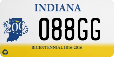 IN license plate 088GG