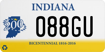 IN license plate 088GU