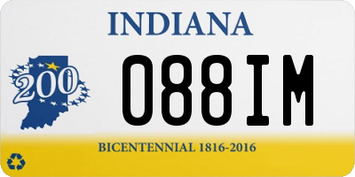 IN license plate 088IM