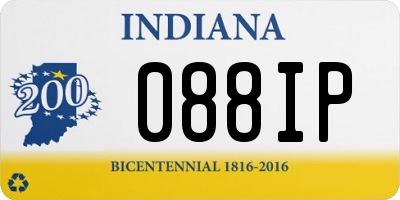 IN license plate 088IP