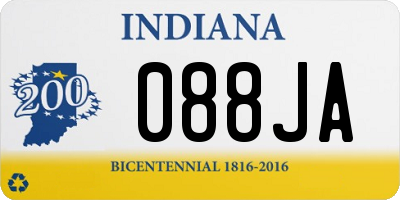 IN license plate 088JA