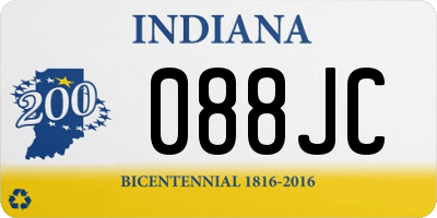 IN license plate 088JC