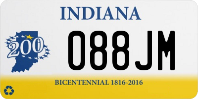 IN license plate 088JM