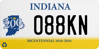 IN license plate 088KN