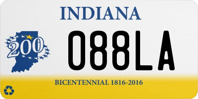 IN license plate 088LA