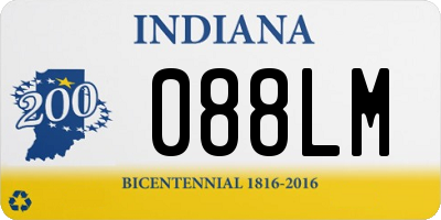 IN license plate 088LM