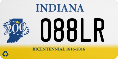 IN license plate 088LR