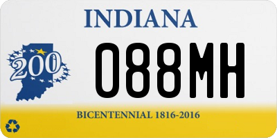 IN license plate 088MH