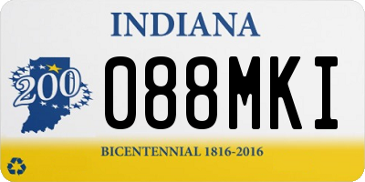IN license plate 088MKI