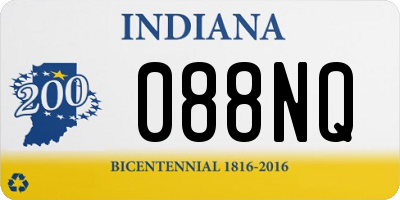 IN license plate 088NQ