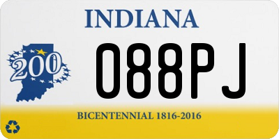 IN license plate 088PJ