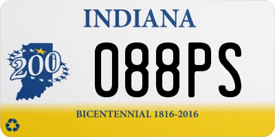 IN license plate 088PS