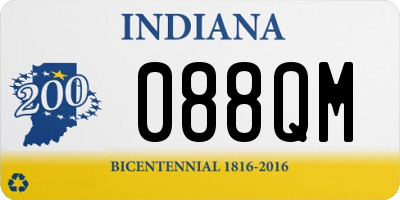 IN license plate 088QM