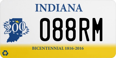 IN license plate 088RM