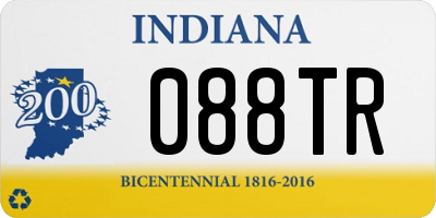 IN license plate 088TR