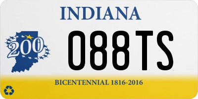 IN license plate 088TS