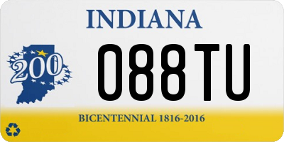 IN license plate 088TU