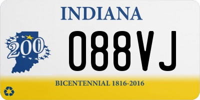 IN license plate 088VJ