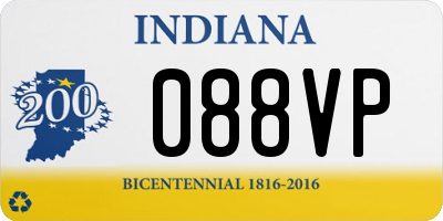 IN license plate 088VP