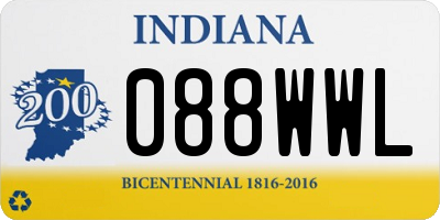 IN license plate 088WWL