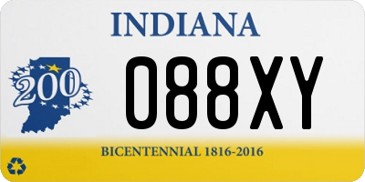 IN license plate 088XY