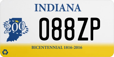 IN license plate 088ZP