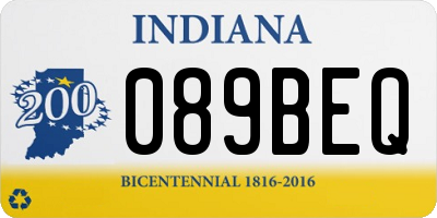 IN license plate 089BEQ