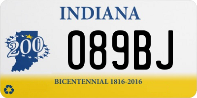 IN license plate 089BJ