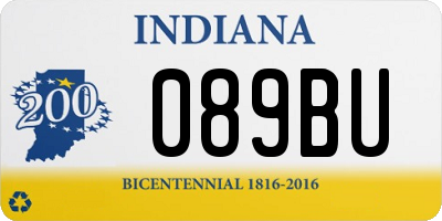 IN license plate 089BU