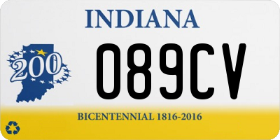 IN license plate 089CV