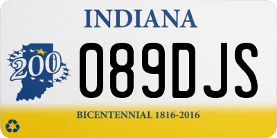 IN license plate 089DJS