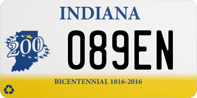 IN license plate 089EN
