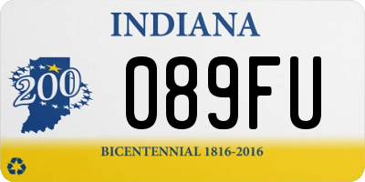 IN license plate 089FU