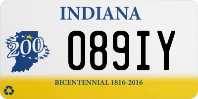 IN license plate 089IY