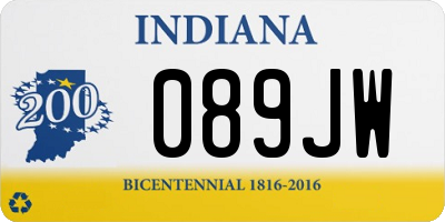 IN license plate 089JW