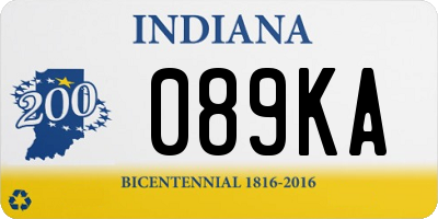 IN license plate 089KA