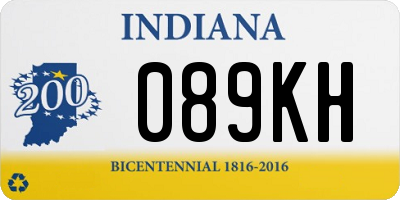 IN license plate 089KH