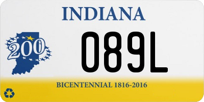 IN license plate 089L