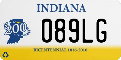 IN license plate 089LG