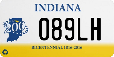 IN license plate 089LH